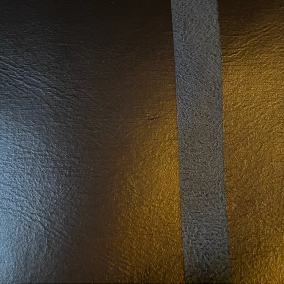 Neiman Marcus Convertible Clutch Tan Shoulder Bag Gold Foil Accent - Picture 6 of 10